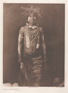 Portfolio XII, Platte 430: Schlangentänzer im Kostüm von Edward S. Curtis