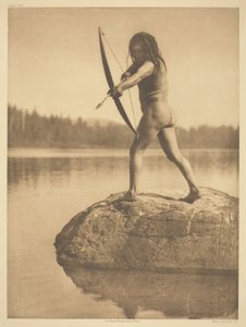 Der Bogenschütze von Edward S. Curtis