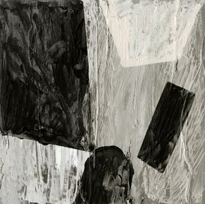 Texturiertes Abstrakt Monochrom von Edward Selkirk