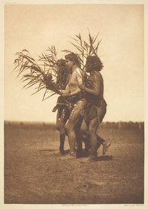Arikara-Medizinzeremonie - die Enten, 1908 von Edward Sheriff Curtis