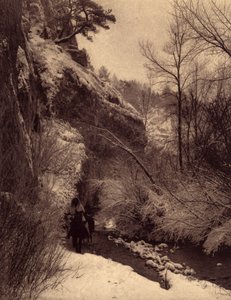 Am Rand der Klippe, Winterszene