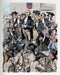 George Washington versucht zu lügen, ca. 1900 von Edward Tennyson Reed