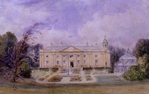 Ein klassisches Landhaus mit formellem Garten und Wintergarten von Edward West