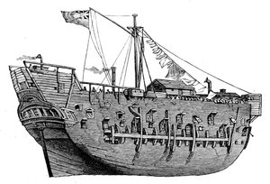HMS Discovery von Edward William (after) Cooke
