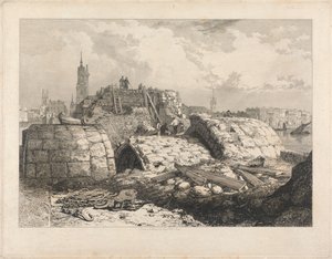 London Bridge - Abriss von Edward William Cooke
