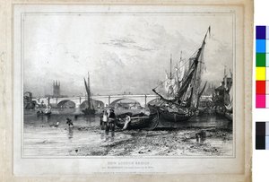Neue London Bridge von Billingsgate (Niedrigwasser)