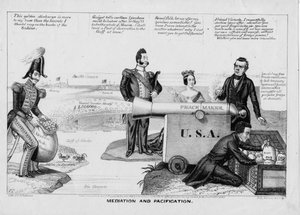Vermittlung und Befriedung, veröffentlicht von H R Robinson, New York, 1846