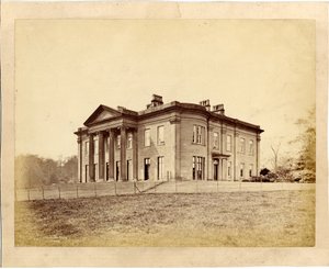 Ansicht des Roundhay-Hauses, Roundhay Park, Leeds