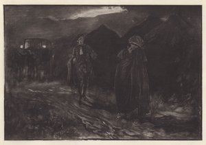 Illustration für She Stoops to Conquer von Oliver Goldsmith von Edwin Austin (after) Abbey