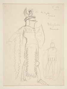Bolingbroke (Turnierszene), Kostümentwurf für Henry Irving von Edwin Austin Abbey