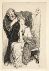 Cressida und ihr Onkel, aus Troilus und Cressida von Edwin Austin Abbey