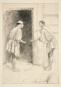 Dromio von Ephesus von Edwin Austin Abbey