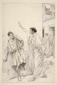 Dromio von Ephesus von Edwin Austin Abbey