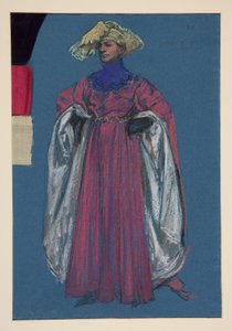 Herzog von York, Kostümentwurf für Henry Irving von Edwin Austin Abbey