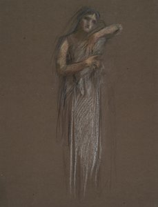 Frühe Studie für von Edwin Austin Abbey