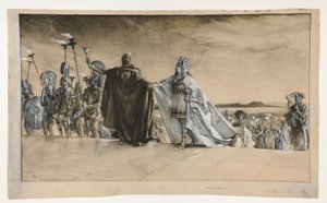 Theseus tritt ein, Illustration für Akt I, Szene i, Ein Sommernachtstraum