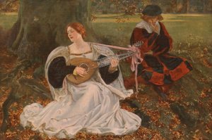 Fair is my Love, ca. 1900, ca. 1930 von Edwin Austin Abbey