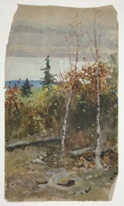 Herbstlandschaft von Edwin Austin Abbey
