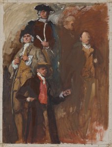Figurenstudie für Die Apotheose von Pennsylvania, Repräsentantenhaus, Pennsylvania State Capitol, Harrisburg