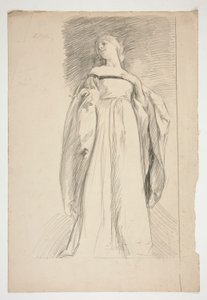 Figurenstudie von Edwin Austin Abbey