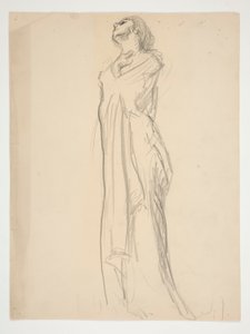 Figurenstudie für von Edwin Austin Abbey