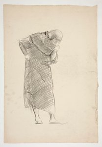 Figurenstudie für von Edwin Austin Abbey