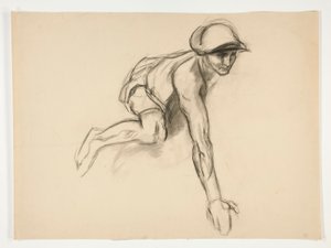 Figurenstudie von Edwin Austin Abbey