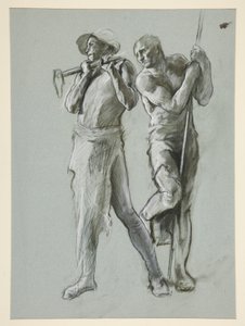 Figurenstudie von Edwin Austin Abbey