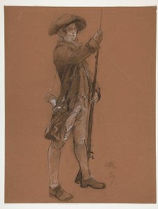 Figurenstudie von Edwin Austin Abbey