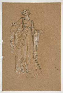 Figurenstudie für von Edwin Austin Abbey