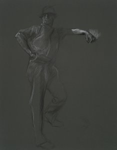 Figurenstudie von Edwin Austin Abbey
