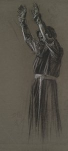 Figurenstudie von Edwin Austin Abbey