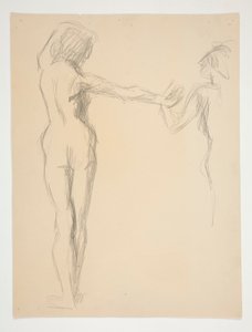 Figurenstudie von Edwin Austin Abbey
