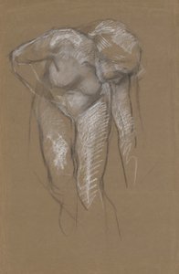 Figurenstudie für von Edwin Austin Abbey