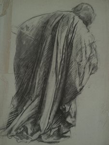 Figurenstudie für Galahad
