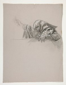 Figurenstudie für König Artus von Edwin Austin Abbey