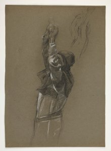 Figurenstudie für König Artus von Edwin Austin Abbey