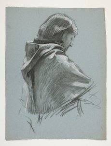 Figurenstudie für König Artus von Edwin Austin Abbey