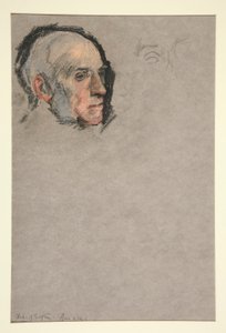 Kopf eines Mannes, Krönungsporträt von Edward VII von Edwin Austin Abbey