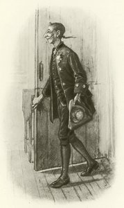Ichabod Crane (Gravur) von Edwin Austin Abbey