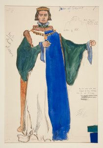 John of Gaunt, Kostümentwurf für Henry Irving