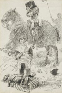 Lancastrianischer Soldat von Edwin Austin Abbey