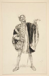 Petruchio, aus Akt I, Szene ii, Der Widerspenstigen Zähmung von Edwin Austin Abbey