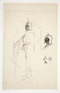 Vorstudie für Othello (?) von Edwin Austin Abbey
