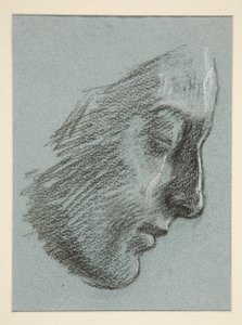 Profil einer jungen Frau von Edwin Austin Abbey