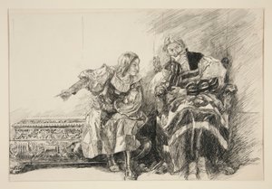 Proteus und der Herzog, aus Akt III, Szene i, Zwei Herren aus Verona