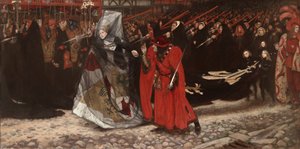 Richard, Herzog von Gloucester, und Lady Anne von Edwin Austin Abbey