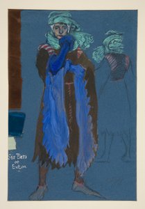 Sechs Pfeiler von Exton, Kostümentwurf für Henry Irving von Edwin Austin Abbey