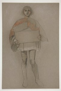Studie für von Edwin Austin Abbey