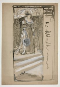 Studie für von Edwin Austin Abbey